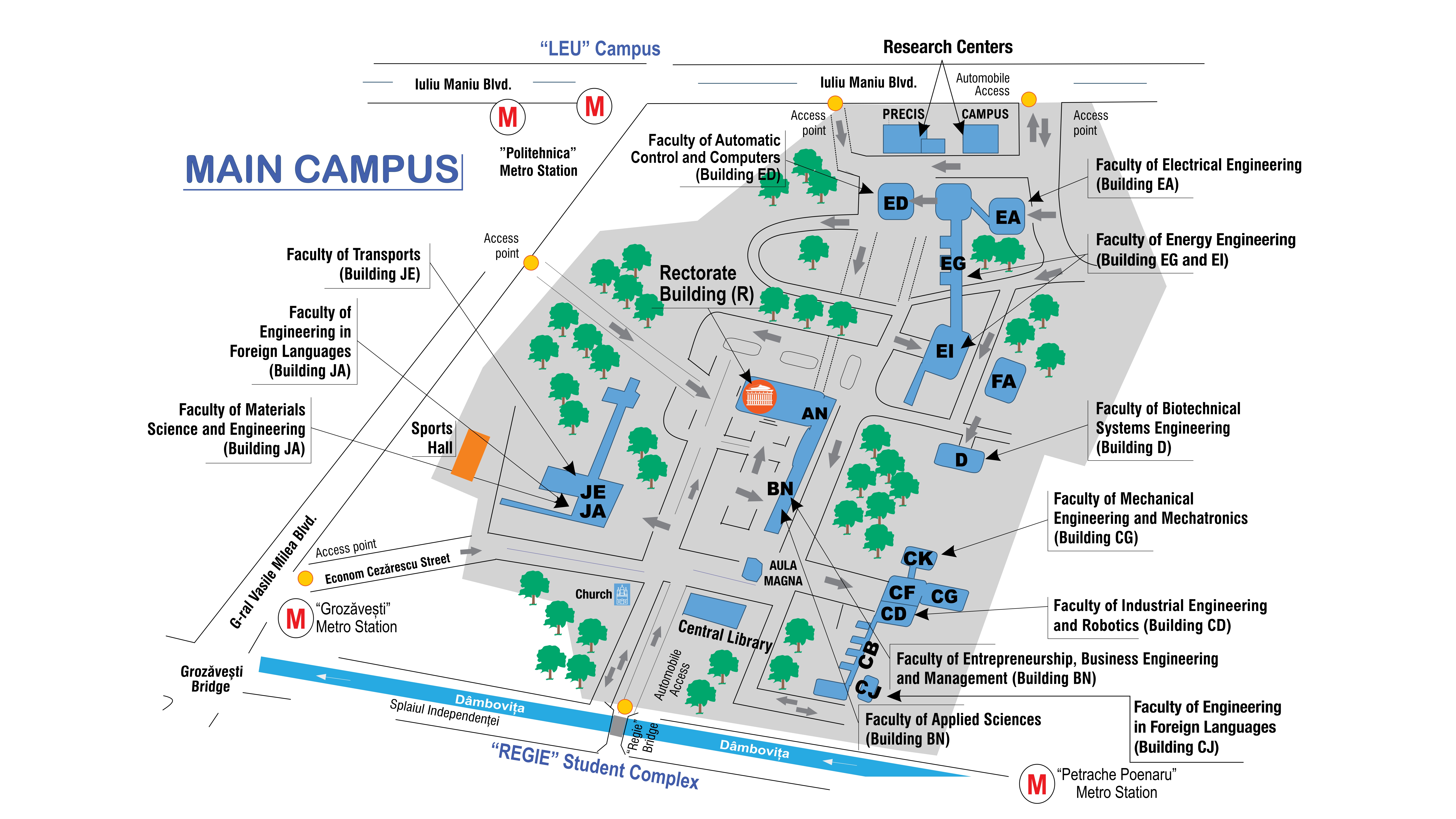 politehnica bucharest main campus